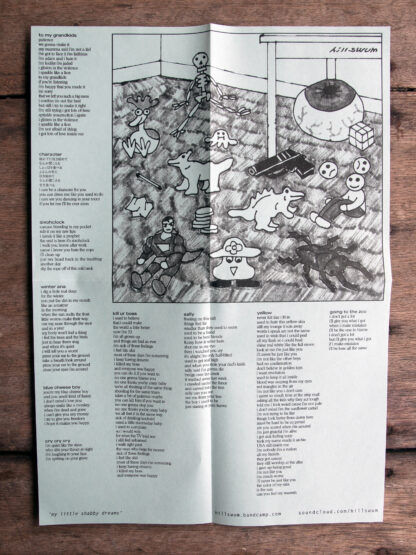 hill swum 'my little shabby dreams' cassette tape pack - 画像 (7)