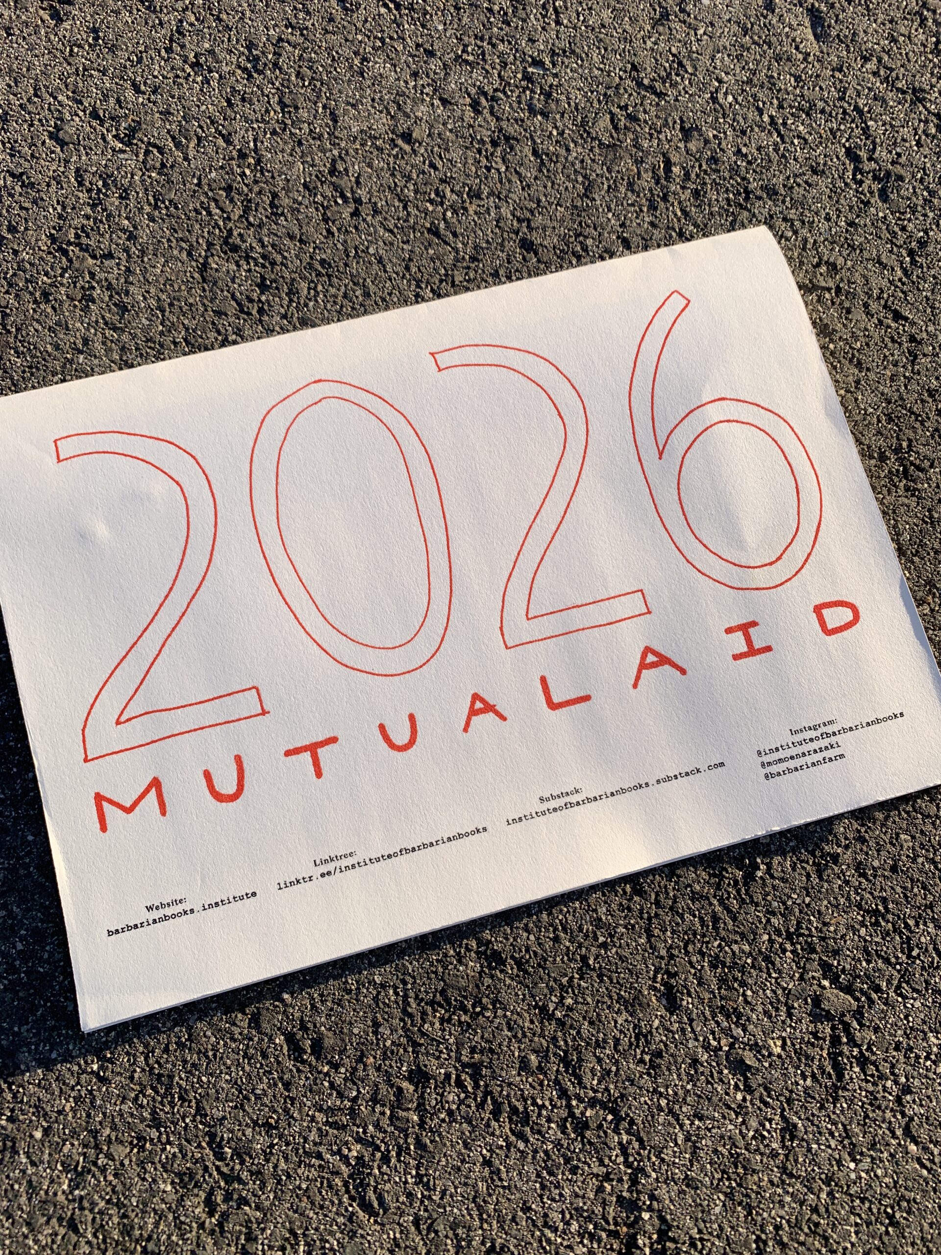 2026 Barbarian Calendar — MUTUAL AID - Image 2